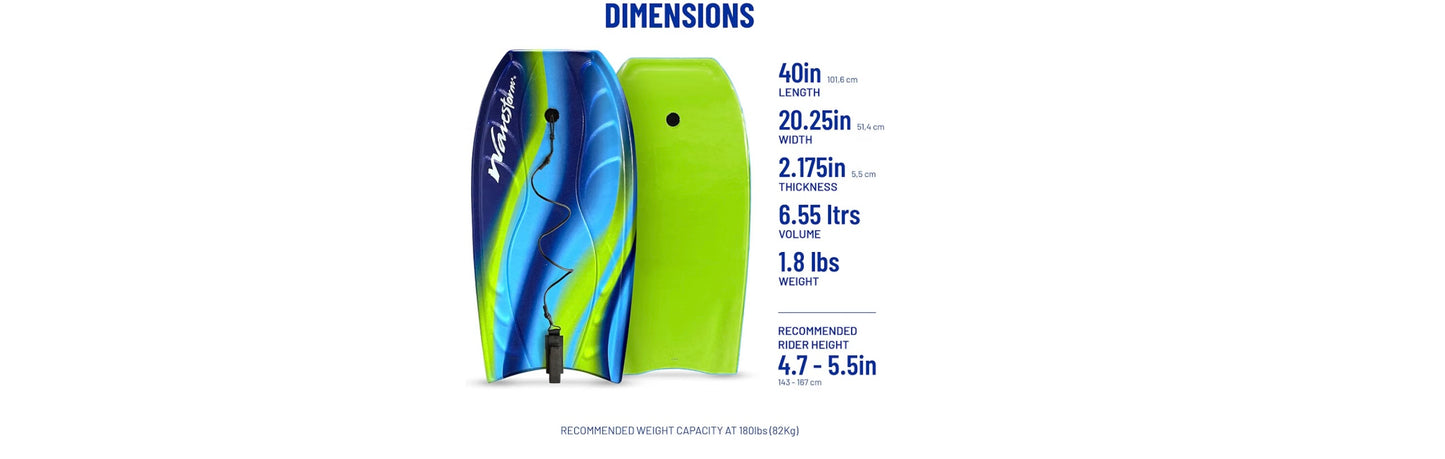 40” Wavestorm Bodyboard Rental