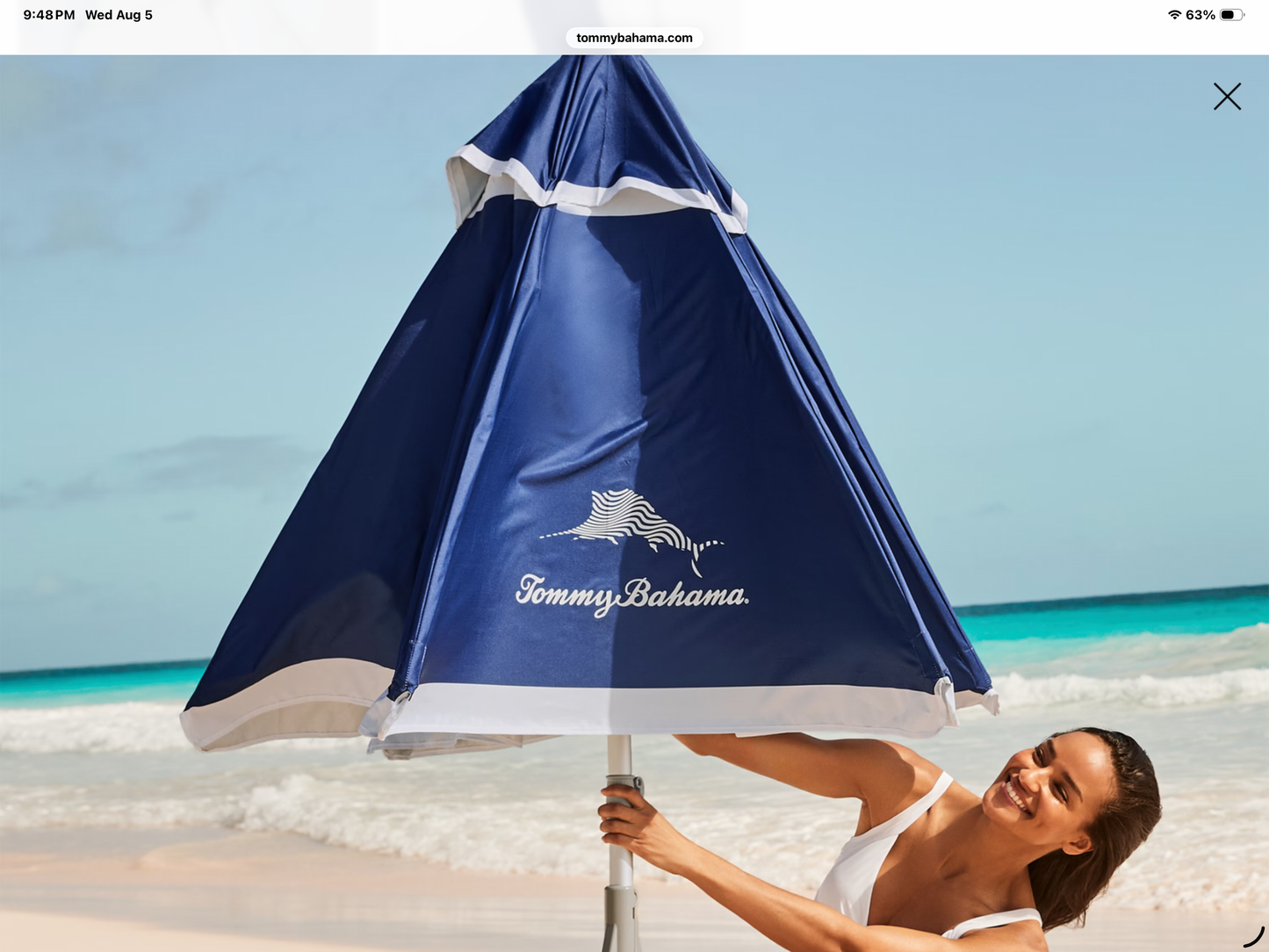 Tommy Bahama Beach Umbrella